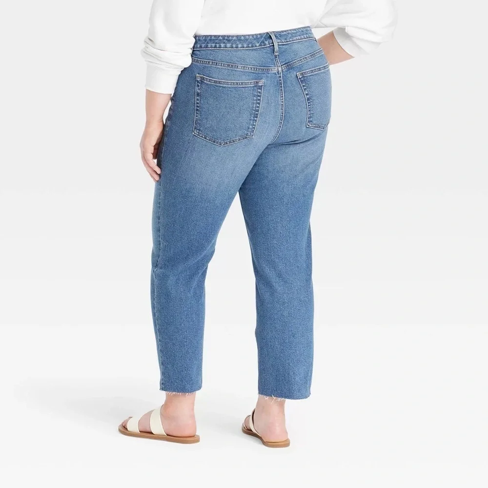 Women's Mid-Rise 80's Slim Fit Jeans - Universal Thread™ 17R NEW